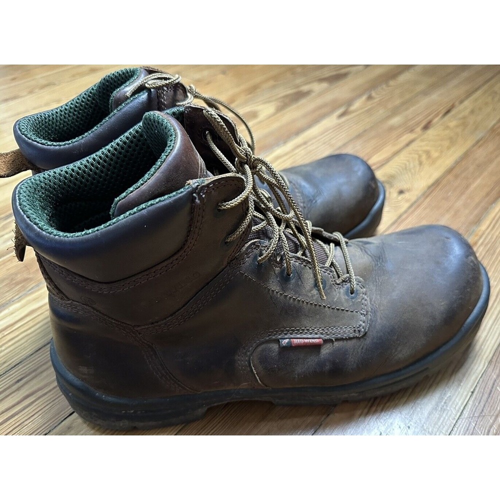 Red Wing Steel Toe Work Boots, Mens‎ Brown Leather in Size 14 D ASTMF 2413-11 - Picture 4 of 7